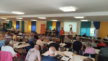 Blick in den Raum der Landesdelegiertenkonferenz des ADFC
