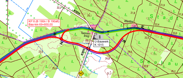 B 190n, PA 2.7 (Ortsumgehung Tannenkrug) 